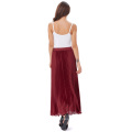 Kate Kasin Women's Retro Vintage Solid Color Summer Pleated Maxi Long Skirt 40" KK000614-1